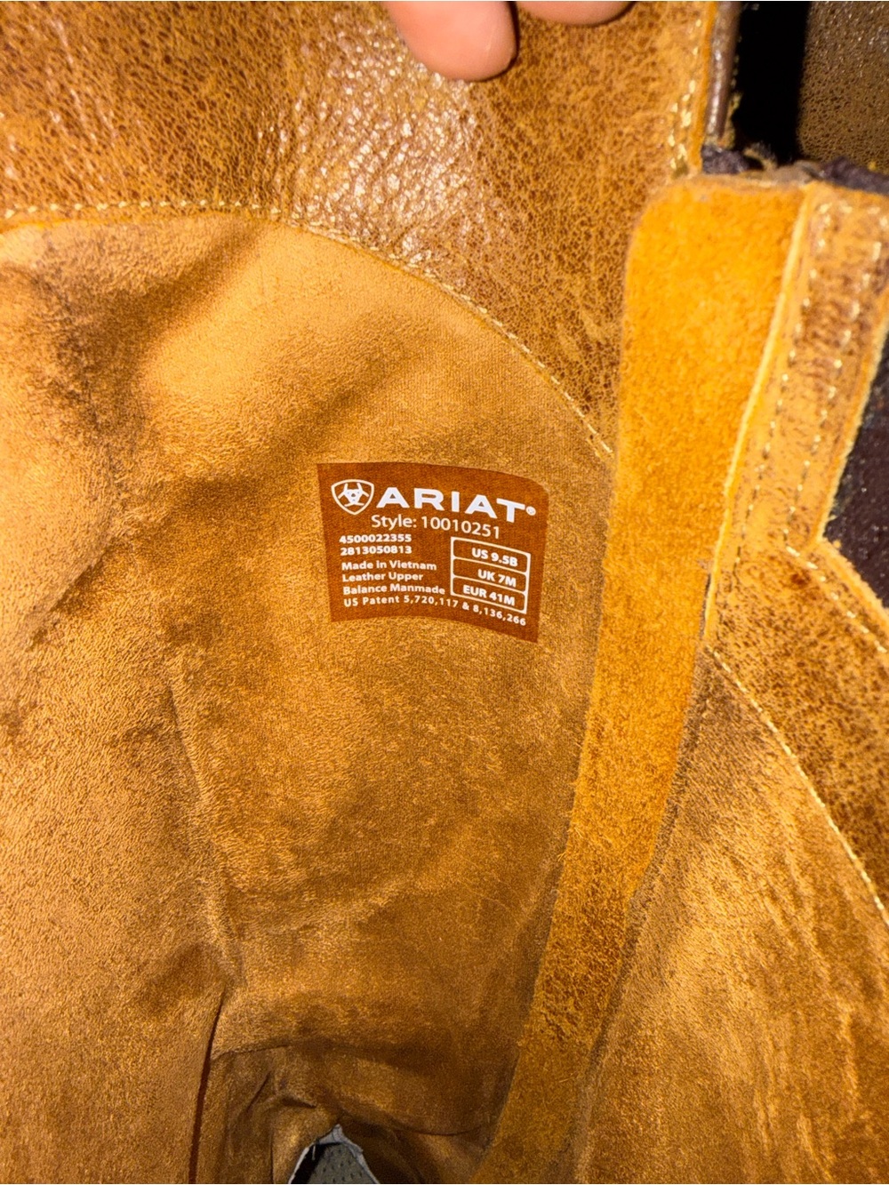 Ariat Murrieta Brown Leather Knee-High Western Heeled Boot - Picture 3 of 5